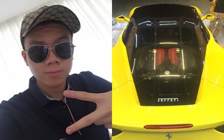 Em trai Phan Thành "khoe" quà tốt nghiệp là siêu xe Ferrari trị giá hơn 16 tỷ đồng