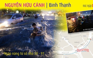 Đi đường Sài Gòn khi mưa lớn nhớ kỹ 66 điểm này