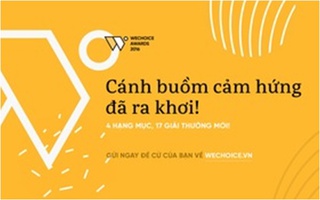 WeChoice Awards 2016: Giương cánh buồm đi tìm niềm cảm hứng 