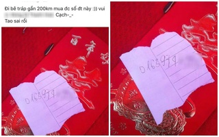 "Đắng lòng" đi 200km bê tráp đám cưới, nhận được lì xì là tờ giấy nháp rách nhom nhem