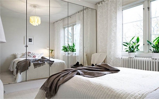 Bài trí nội thất phòng ngủ có diện tích 7,8m² cho vợ chồng trẻ