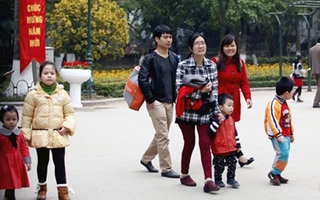 Hà Nội tiết trời đẹp như Tết, người người xuống phố 