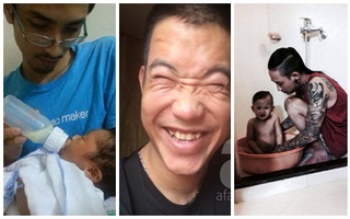 Những ông bố siêu cute, nổi tiếng từ cộng đồng mạng Việt