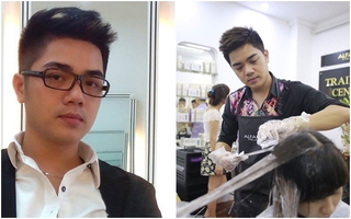 Hotboy học đại học đi làm "thợ cắt tóc" kiếm 100 triệu/tháng