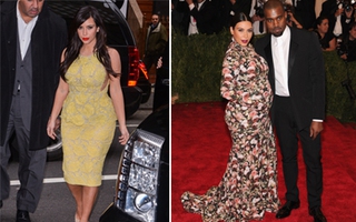 Nhìn lại phong cách bầu bí lần 1 "không giống ai" của Kim Kardashian