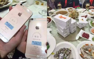 Họp lớp, mang 39 chiếc iPhone 6S vàng hồng đi tặng tất cả bạn cùng lớp
