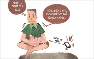 Truyện tranh hài hước về cảm xúc siêu đáng yêu của ông bố trẻ lần đầu bế con