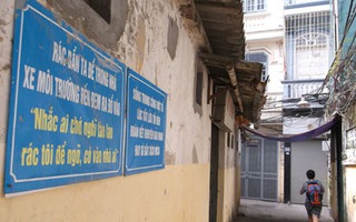 Độc đáo con ngõ sạch bóng rác vì... thơ