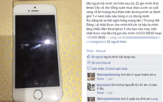 Nam thanh niên mất ví "treo thưởng" iPhone 5 cho người nhặt được gây sốt