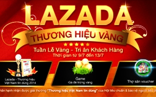 Mua sắm "thả ga" với nhiều ưu đãi tại Lazada
