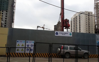 Sập giàn giáo công trình nhà cao tầng: một người chết, nhiều người bị thương