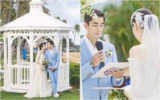 Diễn viên "Vì sao đưa anh tới" tổ chức đám cưới lãng mạn tại Hawaii