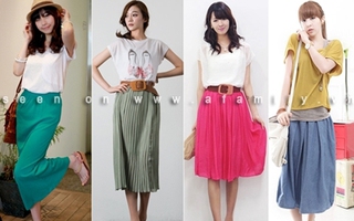 Chọn midi hợp mọi vóc dáng
