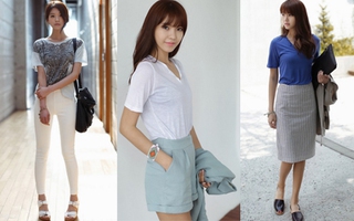 Cuối tuần "đối gió" diện áo phông đến công sở