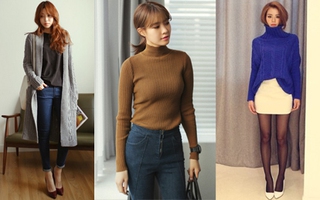 Mặc đồ ấm áp mà vẫn thanh lịch 4 kiểu áo len cơ bản