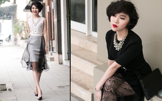 Nữ tính và quyến rũ với những chiếc chân váy "trong suốt"