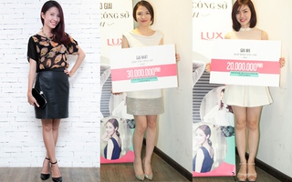 4 thí sinh thắng cuộc gặp gỡ và nhận giải Đẹp tới công sở 2014