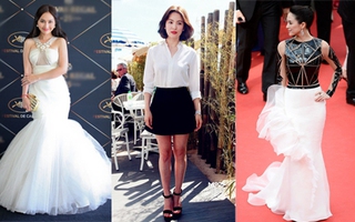 Kiều nữ Việt và châu Á "đọ" phong cách tại LHP Cannes 2014