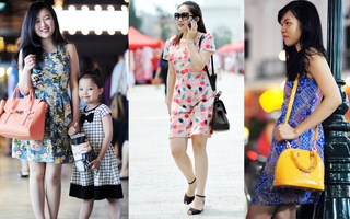 Ngắm street style tràn ngập họa tiết của phái đẹp Hà Thành