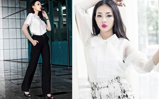 Cả tuần đa phong cách mà vẫn thanh lịch với trắng & đen