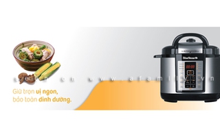 Nồi áp suất: Cho món ăn dinh dưỡng, trọn vẹn vị ngon
