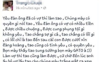 "Tuyên ngôn cướp chồng" siêu trơ trẽn gây sốt cộng đồng mạng