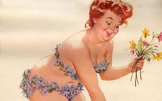 Cư dân mạng thích thú với bộ tranh vẽ nàng béo Hilda mặc bikini