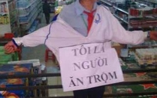 Kết có hậu vụ bắt nữ sinh treo biển ăn trộm