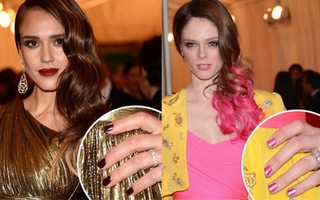 Những màu nail đẹp "long lanh" tại Met Ball 2012 