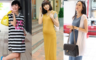 Đầm bầu cotton xinh xắn cho ngày nắng 
