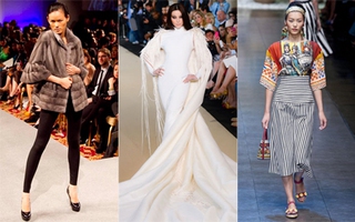 Mẫu châu Á "xâm chiếm" sàn catwalk quốc tế 