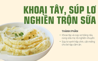 15 món tuyệt ngon cho bé tập ăn dặm mẹ không thể bỏ qua