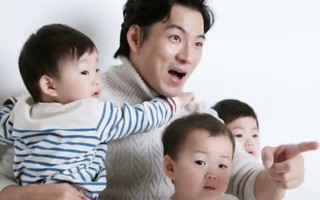 Ông bố "Siêu nhân trở lại" bật mí chuyện làm cha của cặp sinh 3 đầy thú vị
