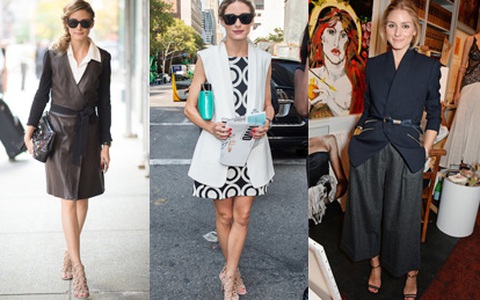 Phong cách thanh lịch dễ học theo của Olivia Palermo tại Tuần lễ thời trang