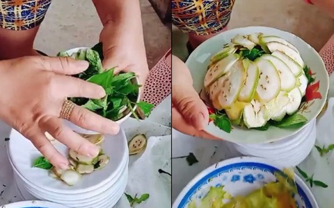 Bất ngờ cách người miền Tây bày trí món ăn trong đám, đến cả đĩa rau cũng được "đầu tư" như trong thực đơn nhà hàng