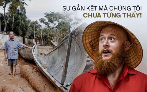 Anh chàng người Mỹ sống ở Việt Nam xúc động chia sẻ về bão lũ miền Trung: "Các bạn đối mặt với mẹ thiên nhiên bằng sự gắn kết mà tôi chưa từng thấy!" 