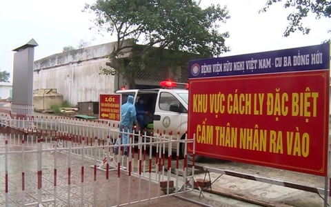 Bệnh nhân tái dương tính với COVID-19 ở Quảng Bình đã âm tính