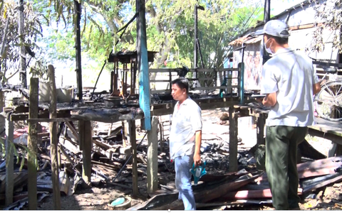 Chập điện gây cháy nhà, một người tử vong