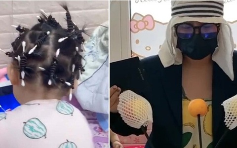 Ở nhà trông con, mẹ bày trò đến con cũng phải cạn lời!