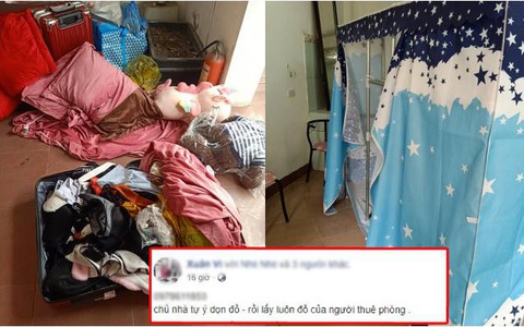 Chưa kịp dọn phòng để trả, cô gái được chủ nhà tốt bụng "dọn giúp" nhưng đến khi nhận đồ mới tá hỏa nhận lại 1 vali toàn đồ cũ