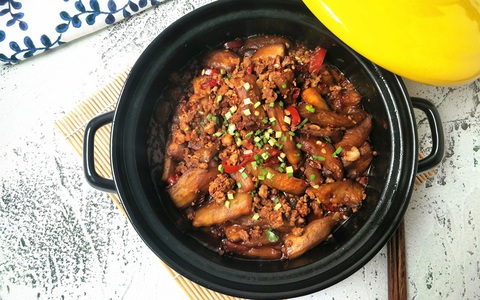 Thịt bằm mà rim kiểu này thì bao nhiêu cơm cũng hết veo!