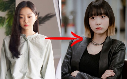 Trước khi làm nữ quái "Itaewon Class", Kim Da Mi cũng tóc dài nữ tính như bao cô nàng bánh bèo khác