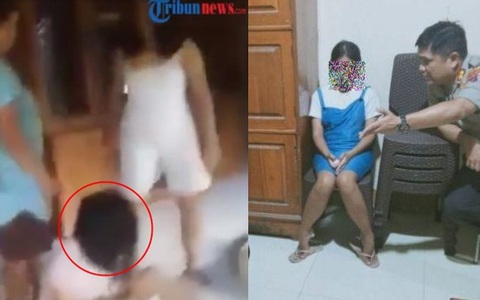 Đòi mẹ chuẩn bị quần áo để đi chơi nhưng mẹ đang dở tay, cô con gái nóng giận lao vào đánh đối phương tới tấp khiến bà bị thương nặng