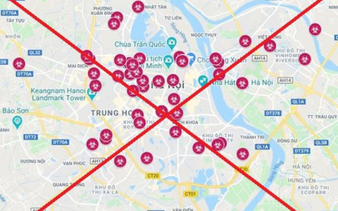 Công an Hà Nội khẳng định bản đồ dịch Covid-19 không chính xác