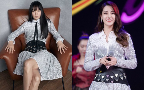 "Nữ hoàng cảnh nóng" xứ Hàn sang chảnh áp đảo Địch Lệ Nhiệt Ba khi đụng độ, makeup nhợt nhạt mà thần thái ngút ngàn