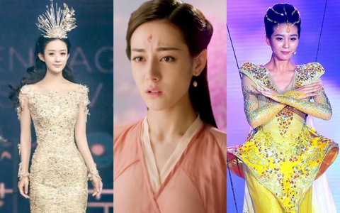 4 Nữ thần Kim Ưng đình đám nhất: Địch Lệ Nhiệt Ba vướng scandal mua giải, Triệu Lệ Dĩnh - Lưu Thi Thi đẹp mê mẩn 