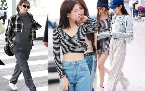 Tuyệt chiêu mix đồ "trên ngắn - dưới dài" tưởng lạc quẻ mà lại hack chiều cao ra trò, chẳng thế mà Jennie (Black Pink) cứ diện tới diện lui