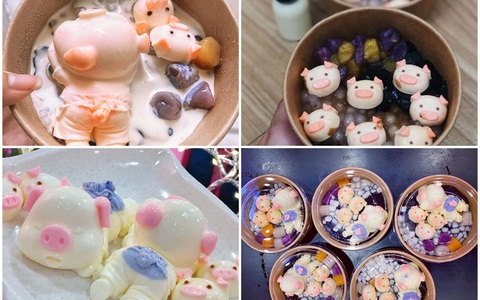 Chè heo tắm tiên, chè heo tắm bùn giá 75 ngàn đồng/bát lần đầu xuất hiện tại Hà Nội