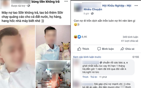 Cho bạn mượn tiền xong trốn dịch mất hút, thanh niên “nói là làm” lập hẳn tài khoản Facebook đăng hình, chi 50 triệu đồng mua quảng cáo chạy khắp mạng xã hội