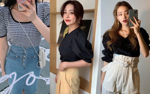 Trend ăn mặc của gái Hàn giờ là diện quần cạp siêu cao, kéo càng sát vòng một càng tốt